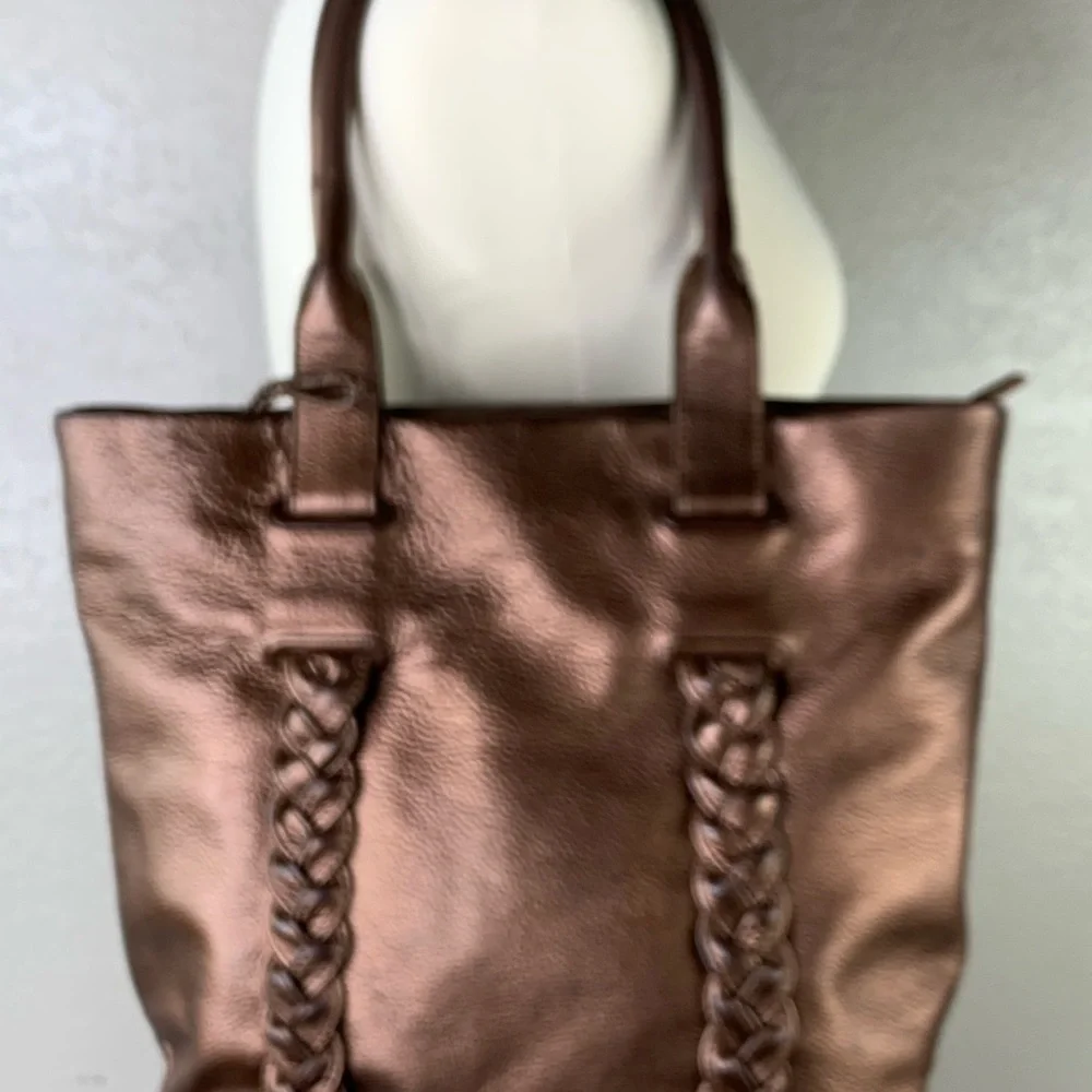 Tosca Blu Italian Leather Tote Style Handbag